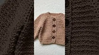 Skylar Baby Cardigan is ready! #freeknittingpattrens #babyknitting #babyoutfit #knitting #knits