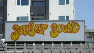Sunset Sound Recording Studio Hollywood Los Angeles California USA June 14, 2024 Homeless Camps Gone