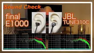 final E1000 vs JBL TUNE 310C [IEMs In-Ear headphones Sound Comparison イヤホン音比較]