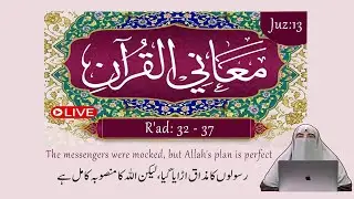 #Ma'ani al Quran #R'ad 32 -37 #Dr.FarhatHashmi  #ParableOfParadise #JudgeByTheTruth #TrustThePromise