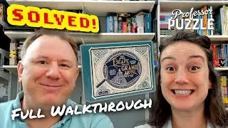 Escape the Grand Hotel by Professor Puzzle - full walkthrough + solution with Dr Gareth and Laura