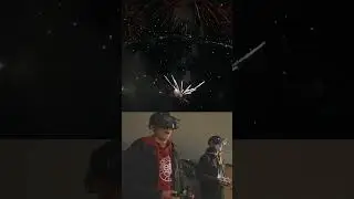Can a firework take down a drone? 👀 #insta360 #fpv #drone #fireworks #videography #shorts #fyp
