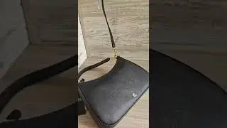 Обзор 431883768008 Сумка Ralph Lauren Crosshatch Leather Medium Danni Shoulder Bag Распаковка  #bag