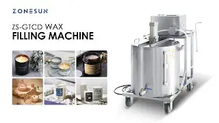How To Use Semi Automatic Gear Pump Wax Liquid Filling Melting and Mixing Machine