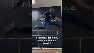 Ending my Soca warm up with high jumps!!!