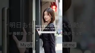 【明日も仕事がんばれる動画】通勤途中の美人OL / Office Lady in Suit #AI美女