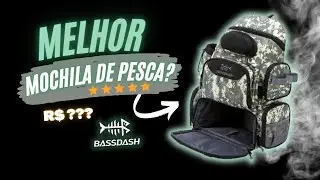 🎣BASSDASH MOCHILA DE PESCA: Melhor custo beneficio do mercado.