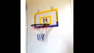 Indoor Basketball Hoop Review | Kids Folding Dunk Ring with Rebound & Ball #shopeetagtowin