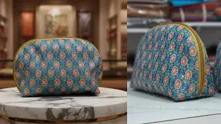 सिर्फ़ 5 मिनट में बनाये 2 zipper Hand purse| Ladies purse/ bag/ hand bag cutting and stitching 