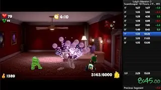 Luigi's Mansion 3 ScareScraper Speedrun: 2 Player RS Money Mission in 1:15 w/Gaspard