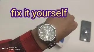 How to open and repair your watch at home | very easy ✓