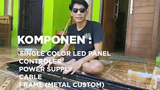 Cara Merakit Komponen Running Text  P10 (Single Color) Step By Step || No Voice