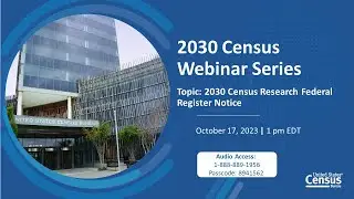 2030 Census Federal Register Notice (FRN) Findings