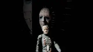 Pinhead mask w McFarlane 18&rdquo; figure
