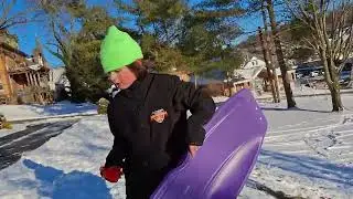 Annika sled riding POV - warning, may be too intense for some viewers. Viewer discretion advised.