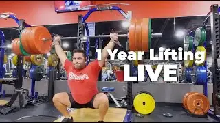 Going Live Lifting 5 Days A Week for 1 Year