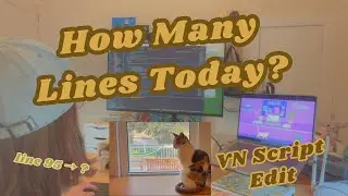 Editing a Visual Novel Script (Ren&rsquo;Py) ✍️ | Cozy Indie Devlog