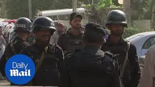 Two officers killed as gunmen storm Karachi Chinese Consulate