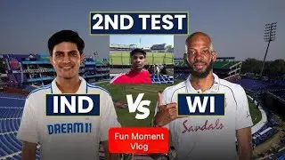 Ind Vs WI 2nd Test Match, Kotla Stadium Delhi | Full Match Video | Vlog | Fun Moment 