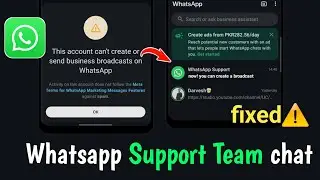 WhatsApp Business Broadcast Problem Fix | Business Message Not Sending | WhatsApp Broadcast isue fix