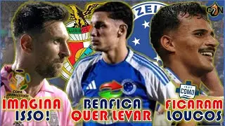 🔥🦊 BENFICA QUER JOIA DO CRUZEIRO COM MULTA PESADA ⚠️ PROPOSTA BIZARRA PELO KAIKI 😱 MESSI POR AQUI E+