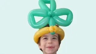 3 leaf clover balloon hat