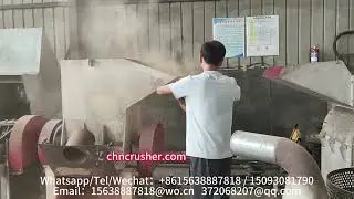 Dry and Wet Coconut Peel Chopper, Coconut Shell Crusher, Palm Peel and Silk Palm Crusher