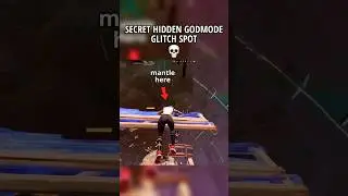 SECRET HIDDEN GODMODE GLITCH SPOT IN FORTNITE SEASON 4... 💀 #fortnite #shorts #gaming
