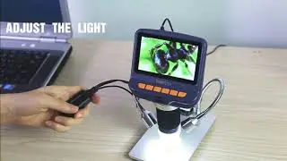 Koolertron 4.3 inch 1080P LCD Digital USB Microscope with 10X-220X Magnification Zoom