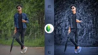 Snapseed Dark Blue Effect Photo Editing || Snapseed Background Colour Change Tricks