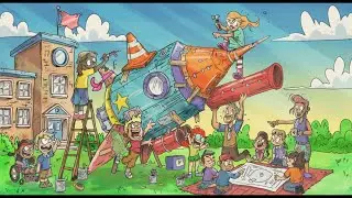 How I Draw a Hilarious FART Rocket  | Easy Cartoon Art