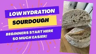 Why Beginners Should Start with LOW Hydration Recipes and Using Pre Shaping to Manage Stickiness