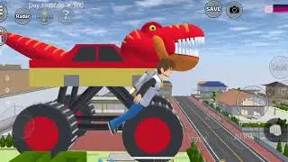 Id Props Mobil Merah Besar | Sakura School Simulator 