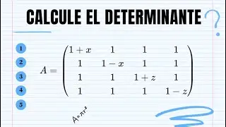 CÁLCULO DEL DETERMINANTE DE ORDEN 4