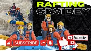 Rafting di sungai cikoneng Ciwidey Bersama #HimpunanAlumniMahasiswaDakwah Bandung #balebambu