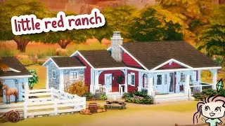 Little Red Ranch 🌾 || Speed Build || The Sims 4: Horse Ranch