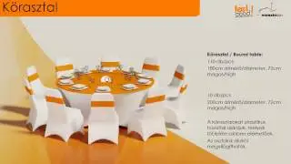 Asztalok a FeelGood Kft-tol