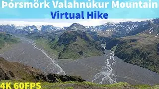 【4K60】 Iceland Hiking - Valahnúkur Mountain