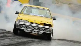 Commodore VLBT-1 turbo tags the wall