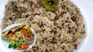 Easy Rice and Lentils Recipe/Jamaican Style Rice and Lentils/Coconut Rice and Lentils/Lentils Recipe