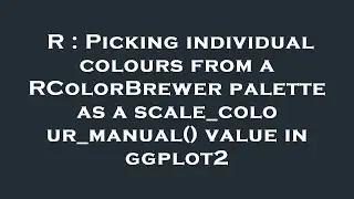 R : Picking individual colours from a RColorBrewer palette as a scale_colour_manual() value in ggplo