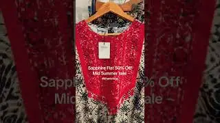 Sapphire 50% Off #sapphire #sale #shopping #fashion
