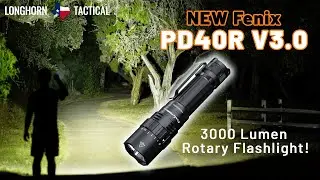 Поворотный переключатель на 3000 люмен POWERHOUSE⚡🔦 |Fenix ​​PD40R V3.0|