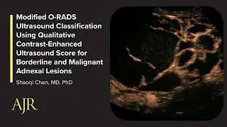 Modified O-RADS Ultrasound Classification Using Qualitative CEUS Score