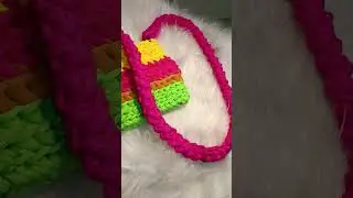 Bolsa de croch&ecirc; colorida - Linda f&aacute;cil! #croche #bolsasartesanais #bolsacolorida #bags #Diy