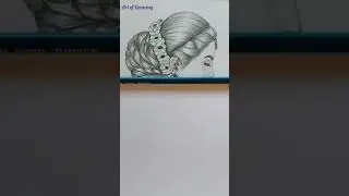 Girl Drawing ll Traditional Drawing #shorts
