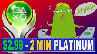 Easy - Fast - Cheap Platinum Game - Round Invaders Quick Trophy Guide - 2 Minute Platinum