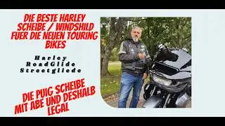 Harley Touring Road Glide, Windshield mit ABE, Puig vs. KlockWerks und andere