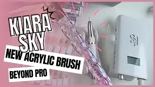 Kiara Sky NEW Pink Acrylic Brush / BEYOND PRO Nail Drill
