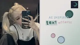 [ alight motion ] ae inspired text effects